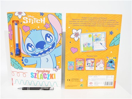 KSIĄŻ. DISNEY STITCH, rysujemy szlaczki