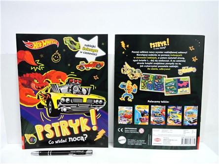 KSIĄŻ. HOT WHEELS. Pstryk! Co widać nocą?
