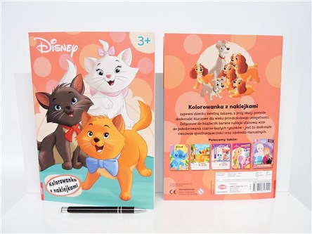 KSIĄŻ. DISNEY CLASSIC, kolorowanka z naklejkami