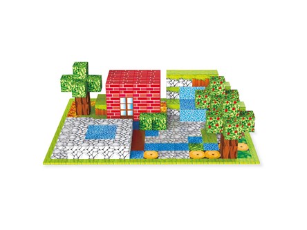 *KLOCKI MAGNETYCZNE 100 el., bloki,       kart.