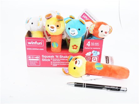 AST. SMILY GRZECHOTKA do rączki zwierzątka, 4 wz