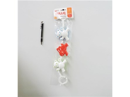 ZAWIESZKA past. do wózka, miś, zając,         fol.