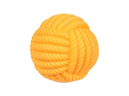 Piłka wełna piszcząca 6,5 cm 2 kol. dla psa