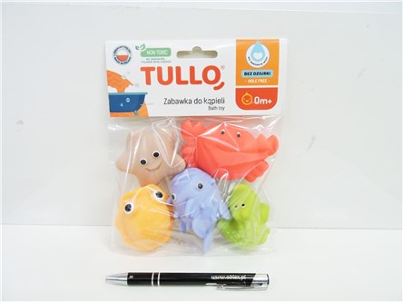 ZWIERZĄTKA do kąpieli 5 szt., bez dziurki