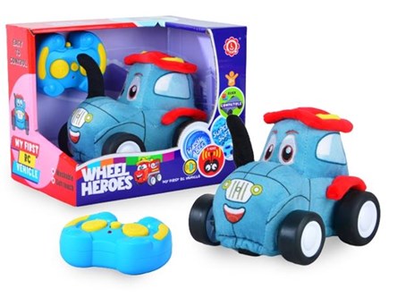 Traktor dla malucha nieb. zdalnie sterowany