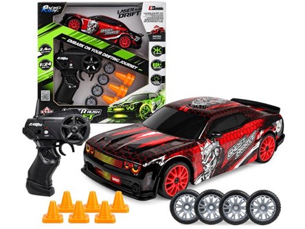AUTO DO DRIFTU ZDALNIE STEROWANE czerwone