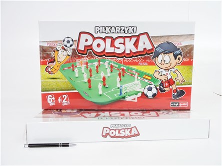 *GRA PIŁKARZYKI POLSKA, zręcz., 6+,     kart.