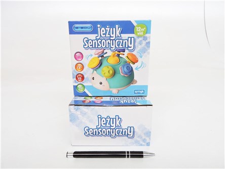 ZABAWKA SENSORYCZNA, Jeżyk, nieb.,    kart.