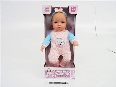 *LALKA BOBAS NATALIA, 43 cm, funkcyjny