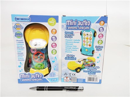 MINI AUTKO, z wieloma funkcjami, edu.