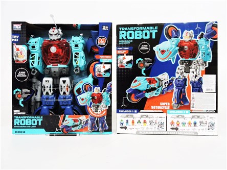 AUTO ROBOT transformers niebieski , kart