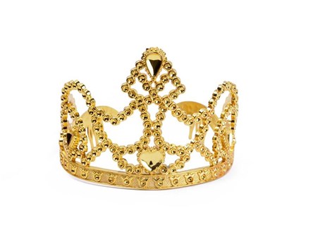 TIARA KSIĘŻNICZKI, złota, 10x11x8,5 cm