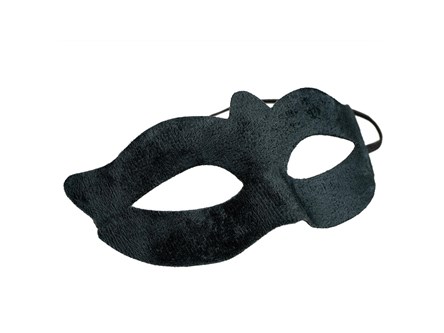 MASKA WENECKA, aksamitna, 24 cm
