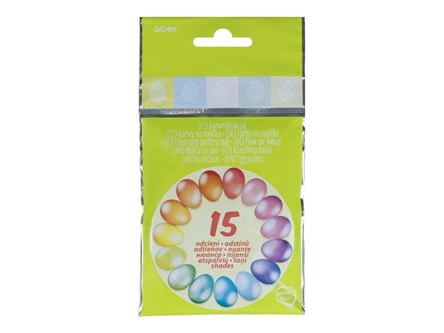 BARWNIKI do jaj, 15 odcieni