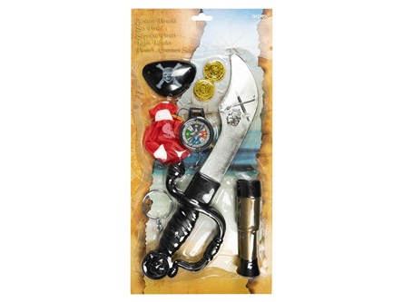 ZESTAW PIRACKI, 10 el.,         blist.