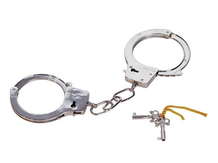 KAJDANKI POLICYJNE, 8,5x7 cm