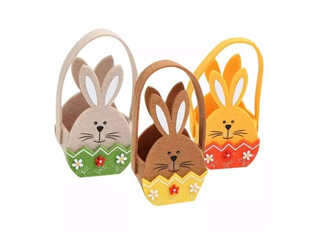 AST. KOSZYCZEK wesoły zajączek (filc)