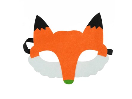 FILCOWA MASKA, zwierzątka - lis