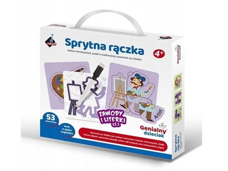 SPRYTNA RĄCZKA ZAWODY I LITERKI 53 el. z pisakiem