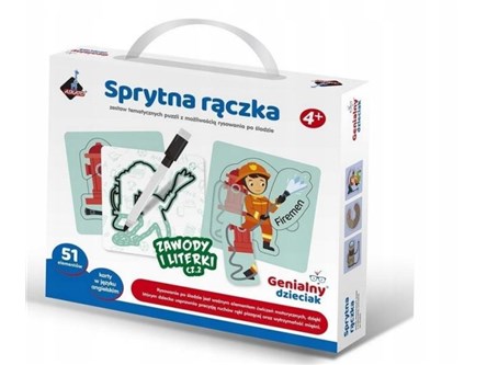 SPRYTNA RĄCZKA ZAWODY I LITERKI  51 el.