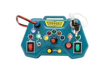 TABLICA MANIPULACYJNA, Elektro, LED, 10x5 cm