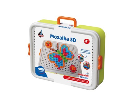 GENIALNY DZIECIAK MOZAIKA 3D 480 el.