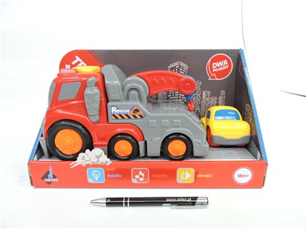 *ZESTAW AUTEK 2W1, dźwig i autko