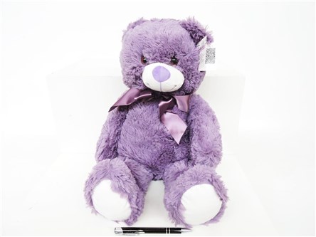 PLUSZ MIŚ MICHAŁ 35 cm, fioletowy
