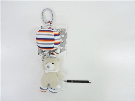 NEW BABY POZYTYWKA, miś z balonikiem, 18 cm