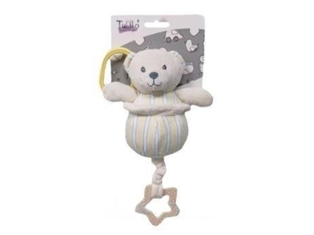 NEW BABY POZYTYWKA miś, beżowy, 20 cm