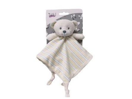 NEW BABY MILUŚ miś, beżowy, 25x25 cm