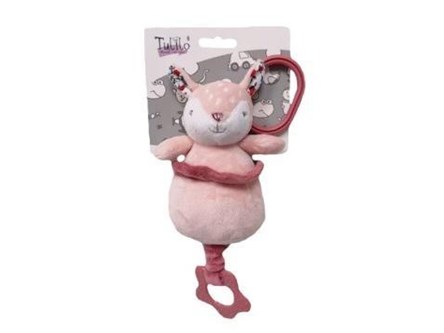 NEW BABY POZYTYWKA lisek, róż., 20 cm