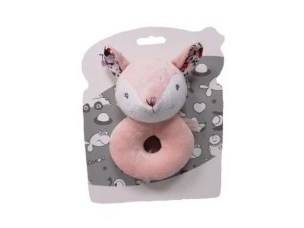 NEW BABY GRZECHOTKA lisek, róż., 18 cm