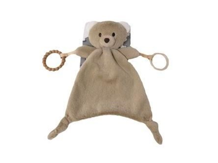 NEW BABY MILUŚ miś, beż., z dodad., 25x25 cm