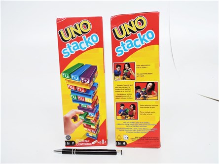 Gra UNO Stacko Jenga Block