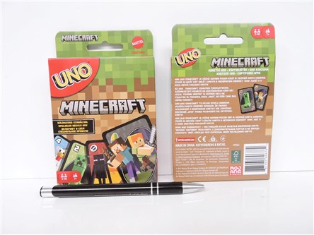 GRA MATTEL UNO MINECRAFT, gra karciana    8/