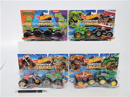 AST. HW MONSTER TRUCKS  auto, 1:64,  2-PAK     8/.