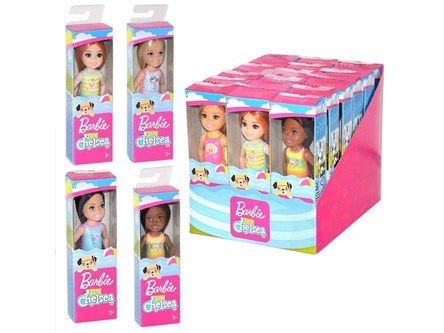 BARBIE CHELSEA PLAŻOWA LALKA x 18