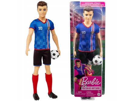 Barbie lalka Ken piłkarz