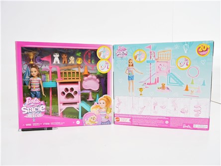 *BARBIE ZESTAW, plac zabaw piesków,  kart.  4/