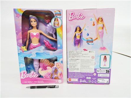 BRB SYRENKA, zmiana koloru, lalka, MALIBU      4/