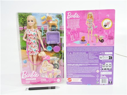 *BARBIE LALKA z pieskami + akcesoria      4/