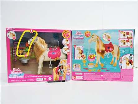 *BARBIE Tańczący koń + akc.,     kart.     2/