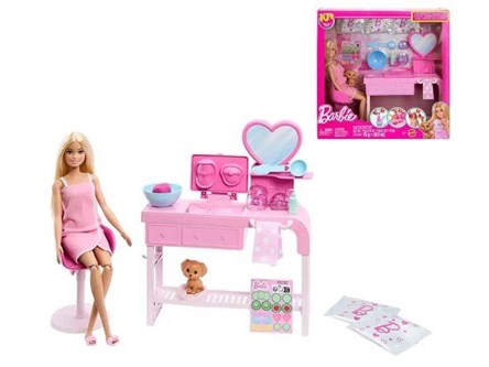 BARBIE ZESTAW SPA LALKA + AKCESORIA