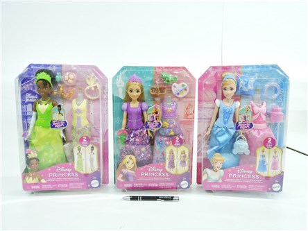 AST. BARBIE LALKA Księżniczka Disney, 3 wz.     /4