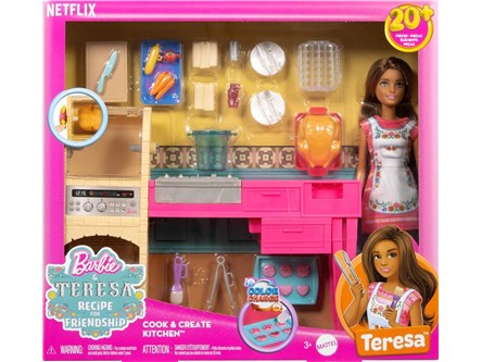 BARBIE lalka Teresa, przepis na przyjaźń, zest. /4
