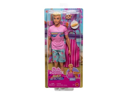 BARBIE MALIBU MYSTERIES LALKA KEN BEACH DETECTIVES