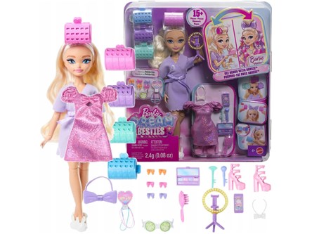 BARBIE zestaw dream besties lalka modowa + akc.