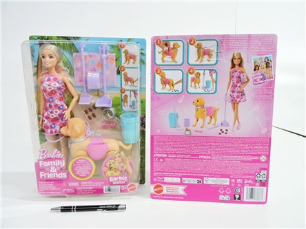 BARBIE lalka, Spacer z pieskiem czyścioszkiem  /2