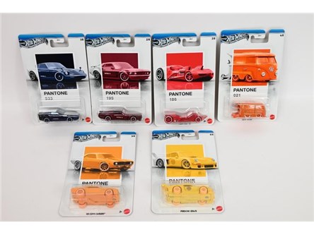 AST. HW AUTO metal. Pantone, 6 wz.,    blist.  /24